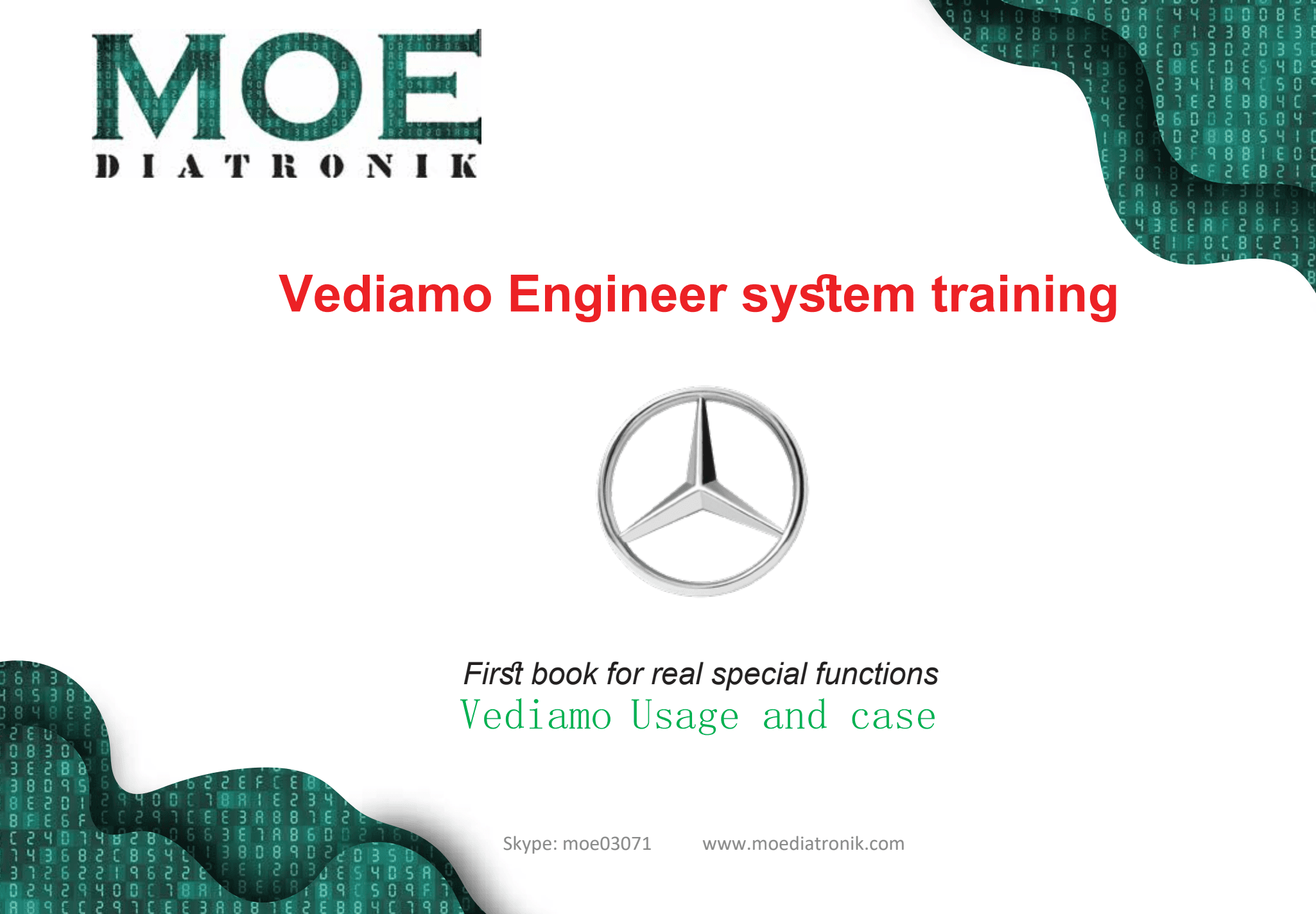 Vediamo Engineer System Training — Mercedes-Benz