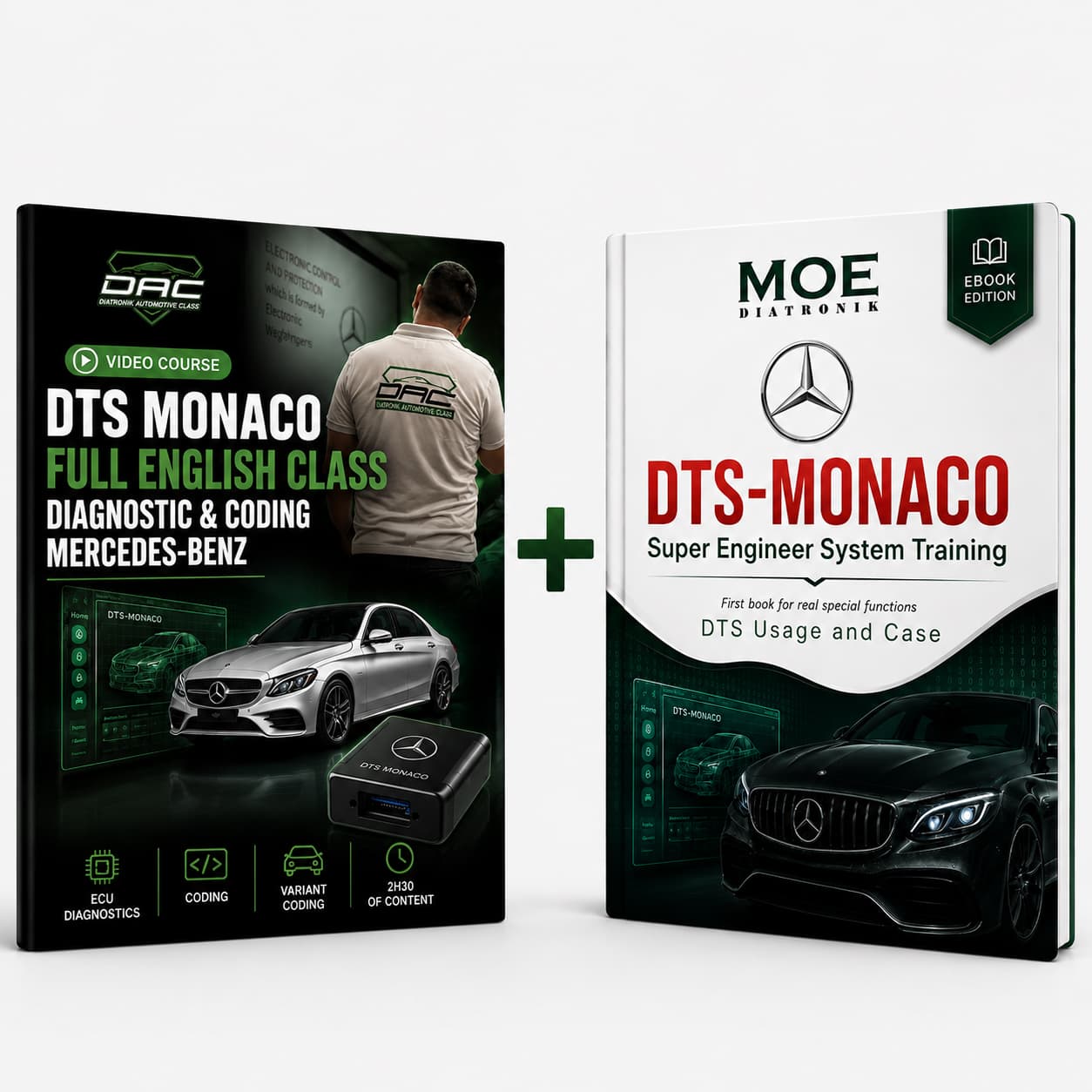DTS Monaco Mercedes Bundle — Video Class + Super Engineer Ebook