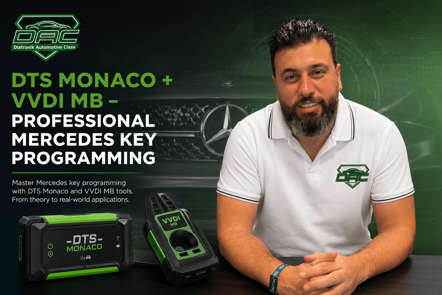 DTS Monaco + VVDI MB – Professional Mercedes Key Programming